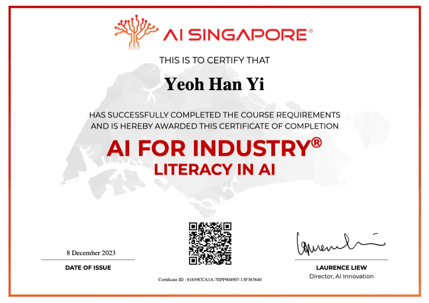 Literacy in AI