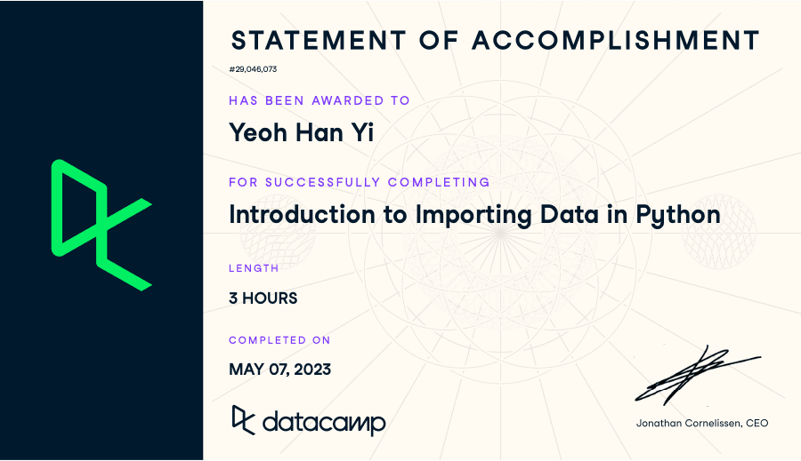 Introduction to Importing Data in Python