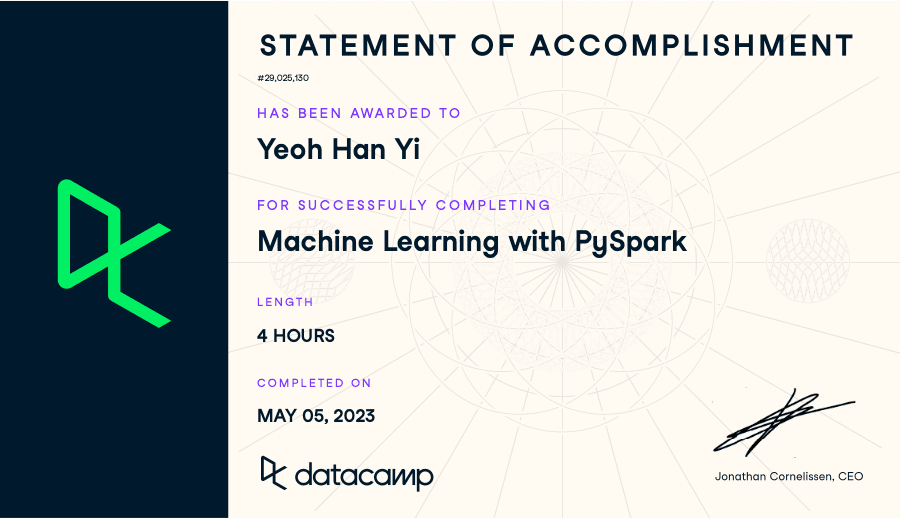 Machine Learning with PySpark